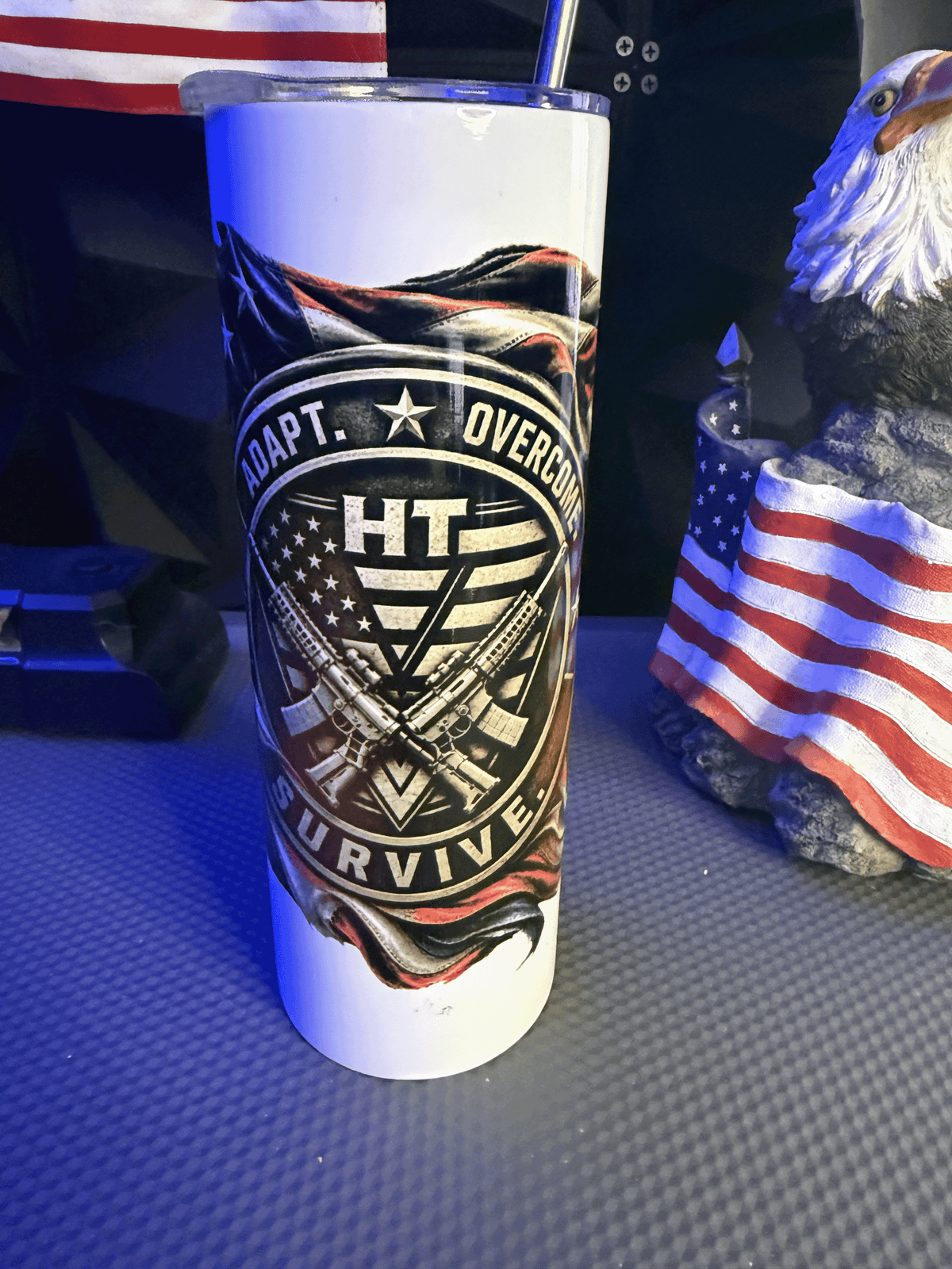 AMERICAN FLAG HITOWER TUMBLER