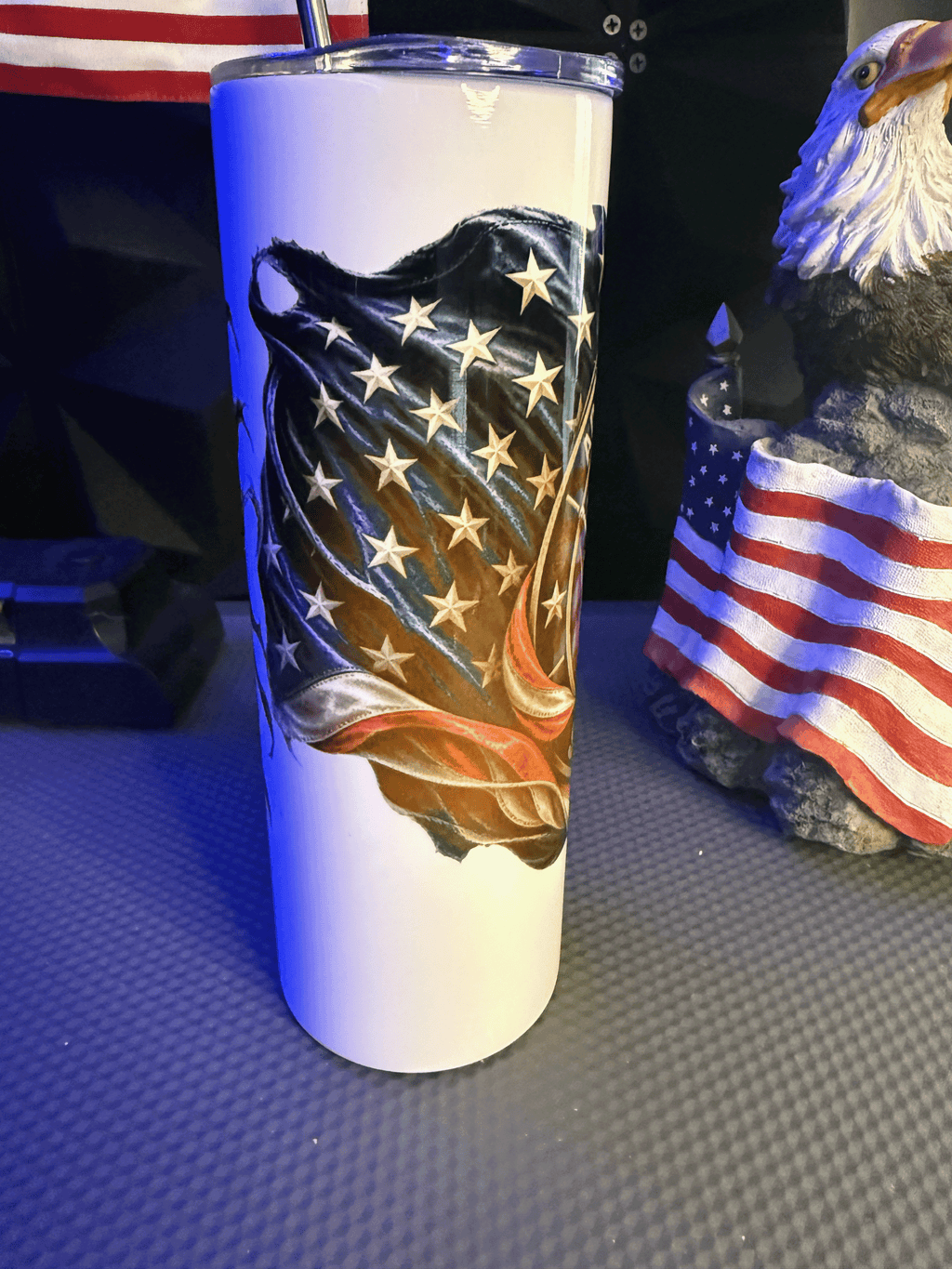 AMERICAN FLAG HITOWER TUMBLER