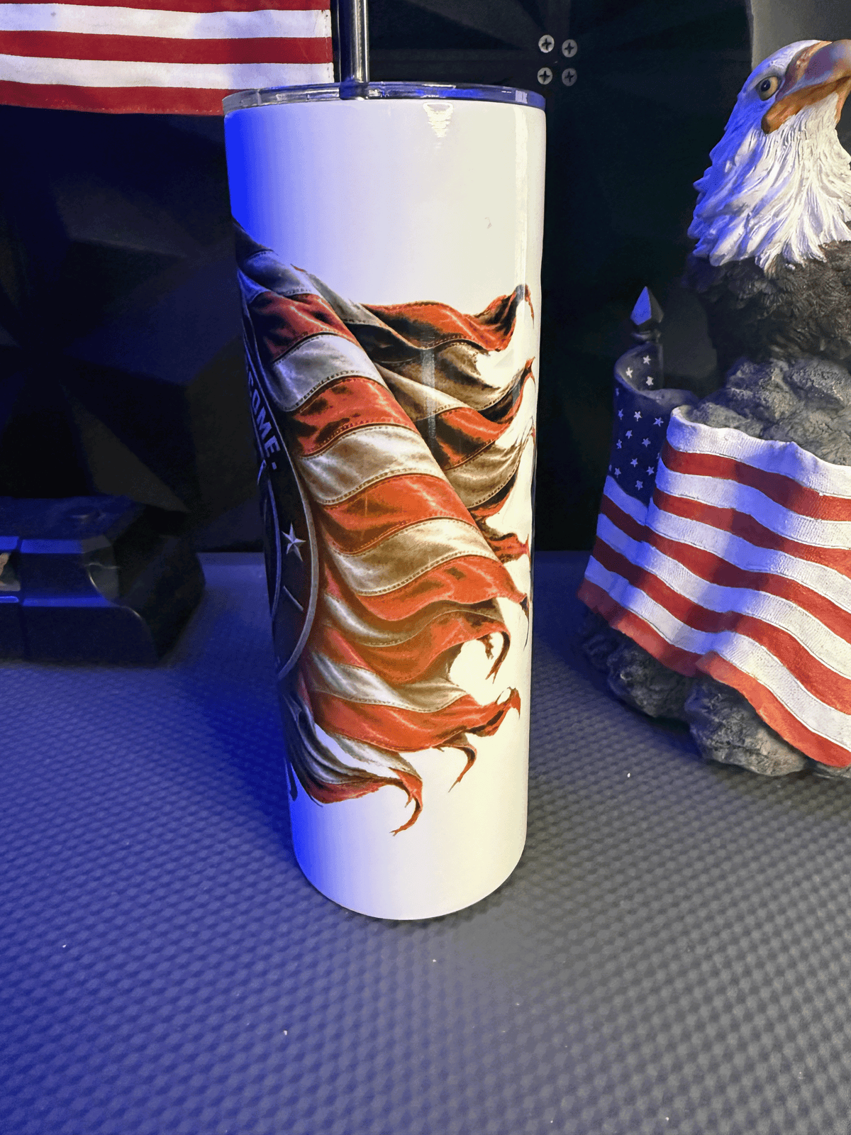 AMERICAN FLAG HITOWER TUMBLER